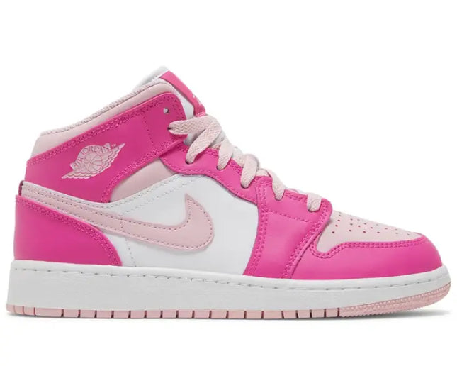 Jordan 1 Mid Flerce Pink