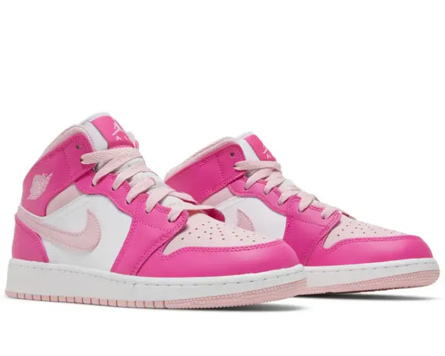 Jordan 1 Mid Flerce Pink