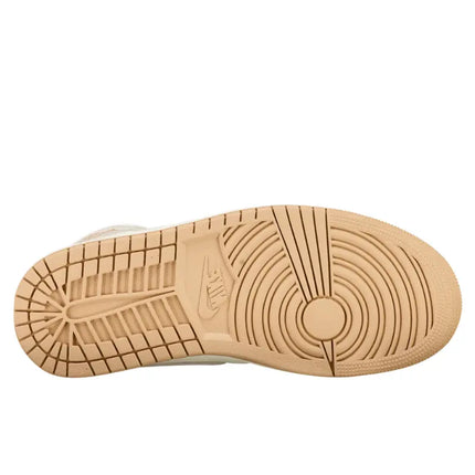Jordan 1 Mid Tan Toe